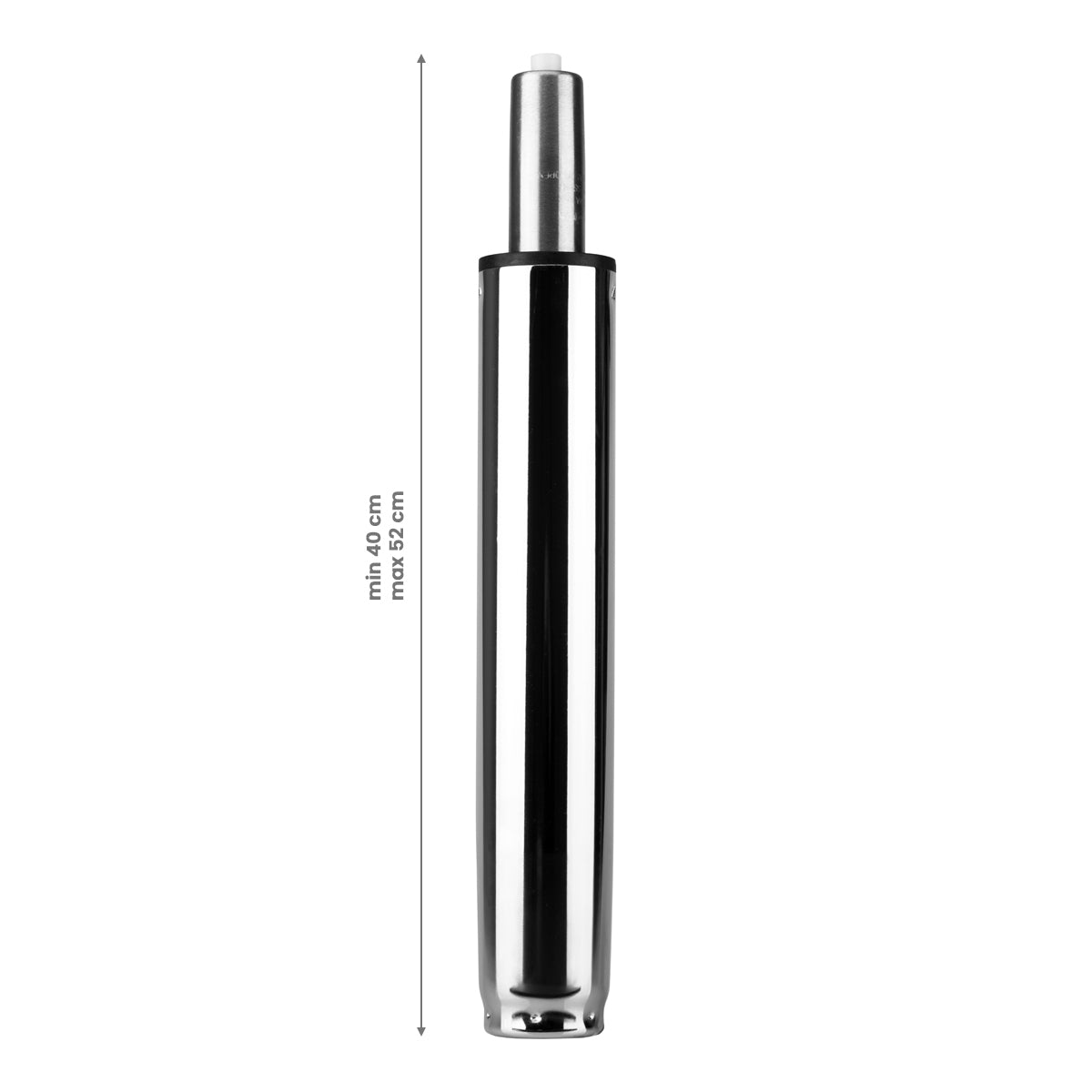 Replacement long gas actuator for salon chairs and stools