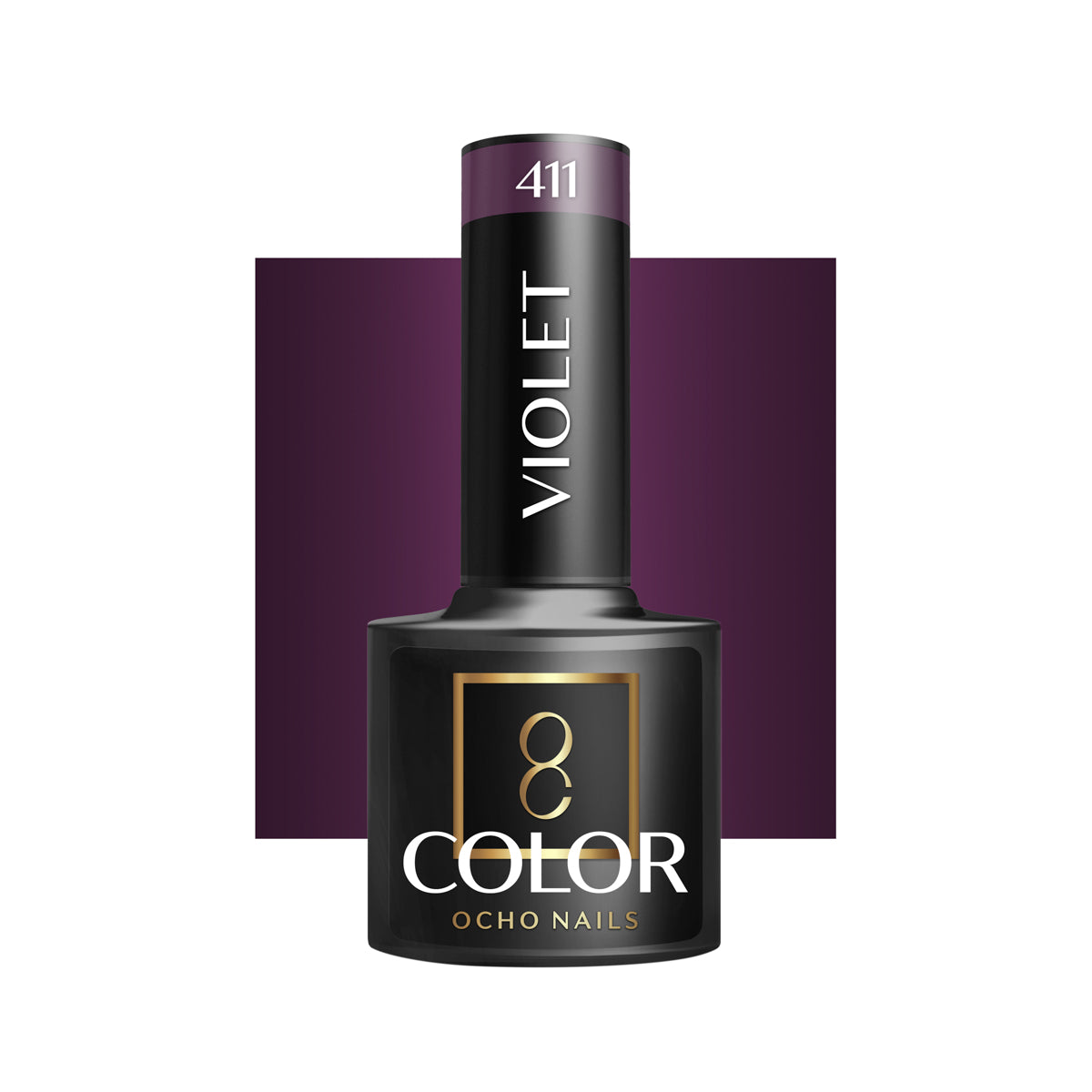 OCHO NAILS Hybrid nail polish violet 411 -5 g - BVShop