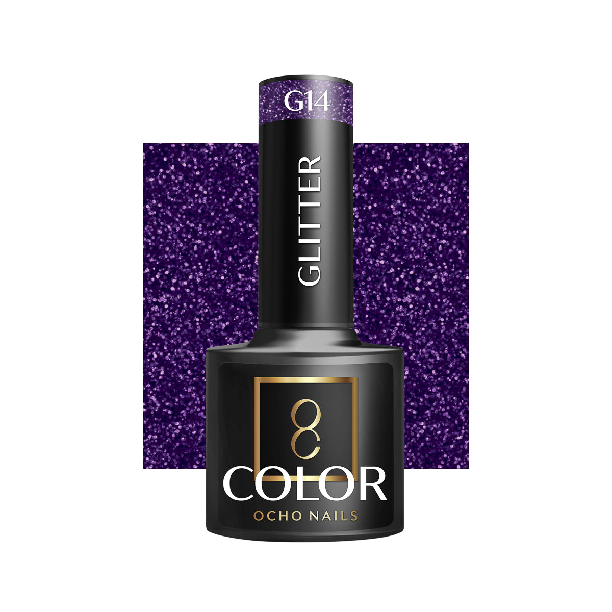 OCHO NAILS Hybrid nail polish glitter G14 -5 g - BVShop
