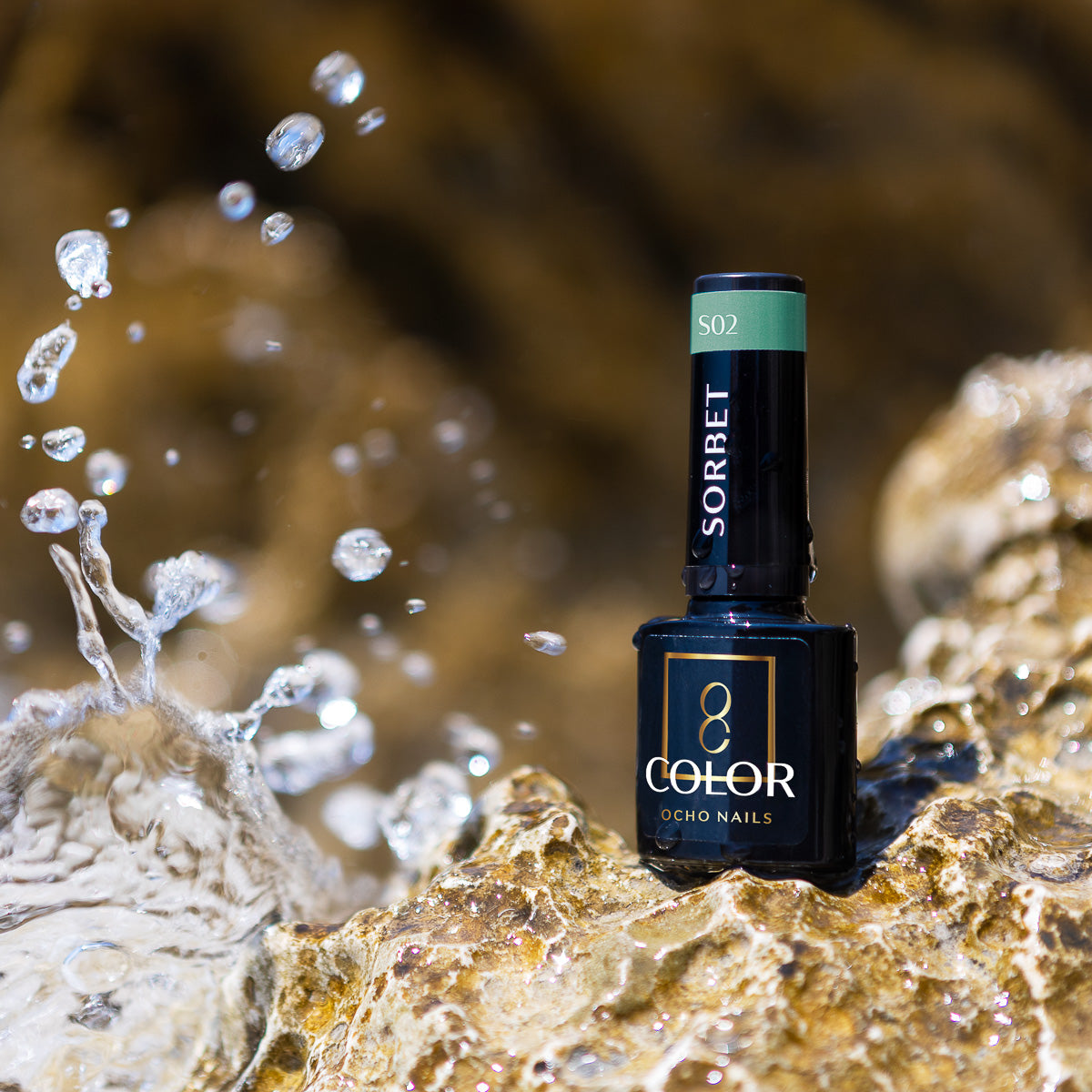 OCHO NAILS Hybrid nail polish Sorbet S02 -5 g - BVShop