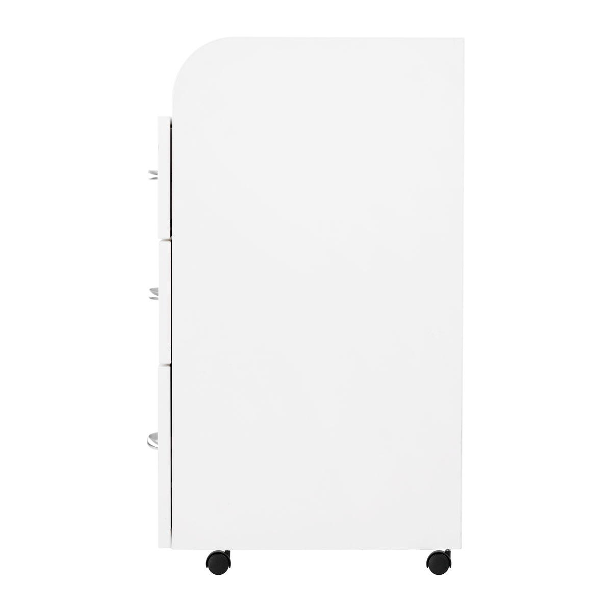 White Cabinet Kombi from ACTIVESHOP, a stylish beauty salon furniture piece with drawers and storage compartments.