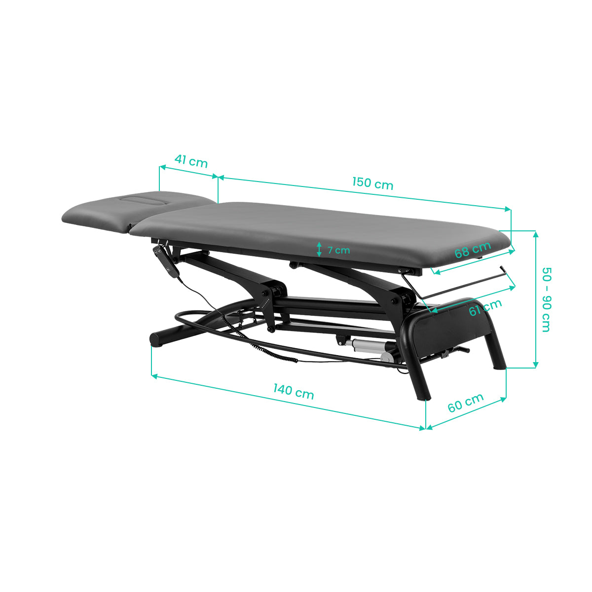 BALANCE Novus 2 professional massage table for clinic interiors