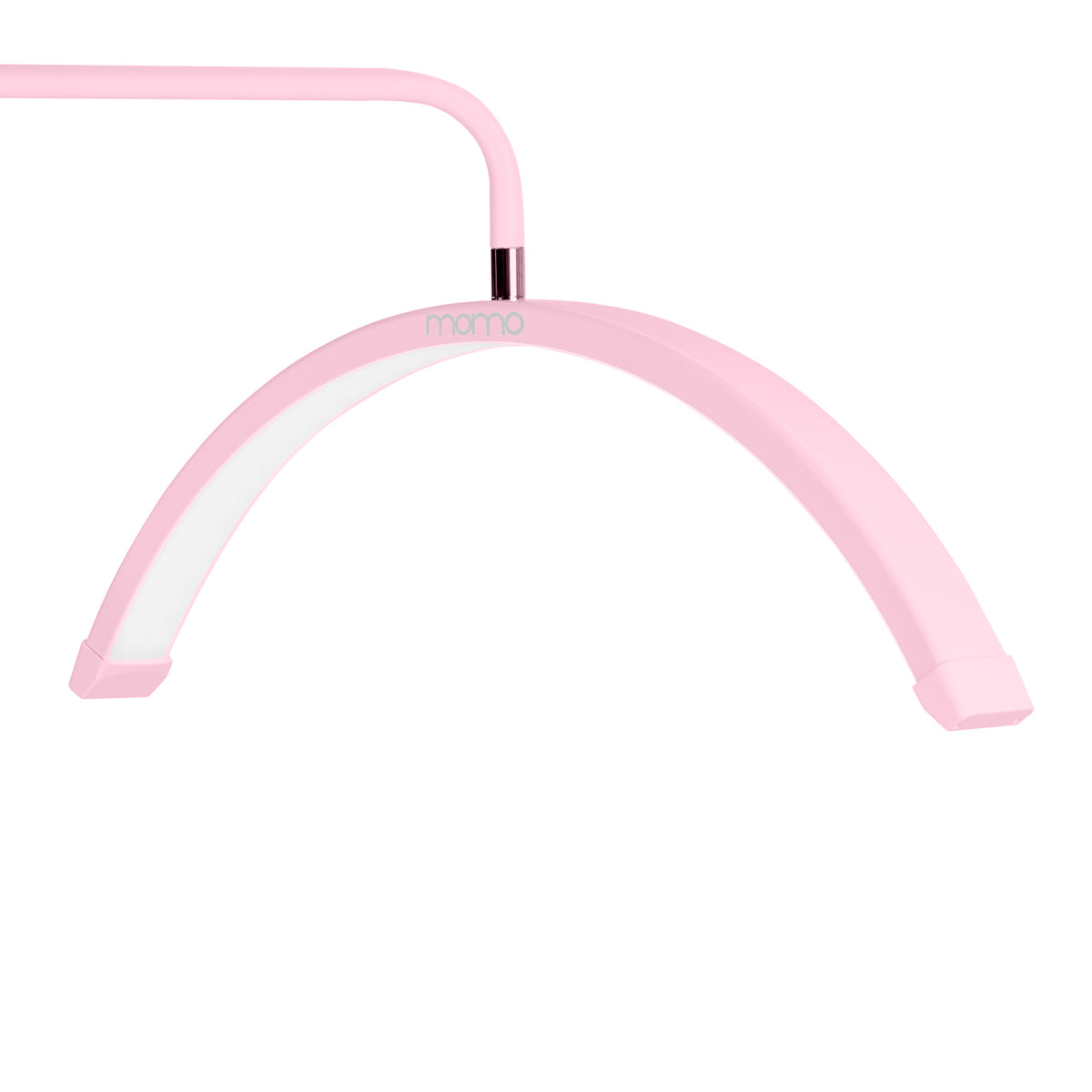 MOMO MX6 pink floor lamp positioned beside a professional beauty bed