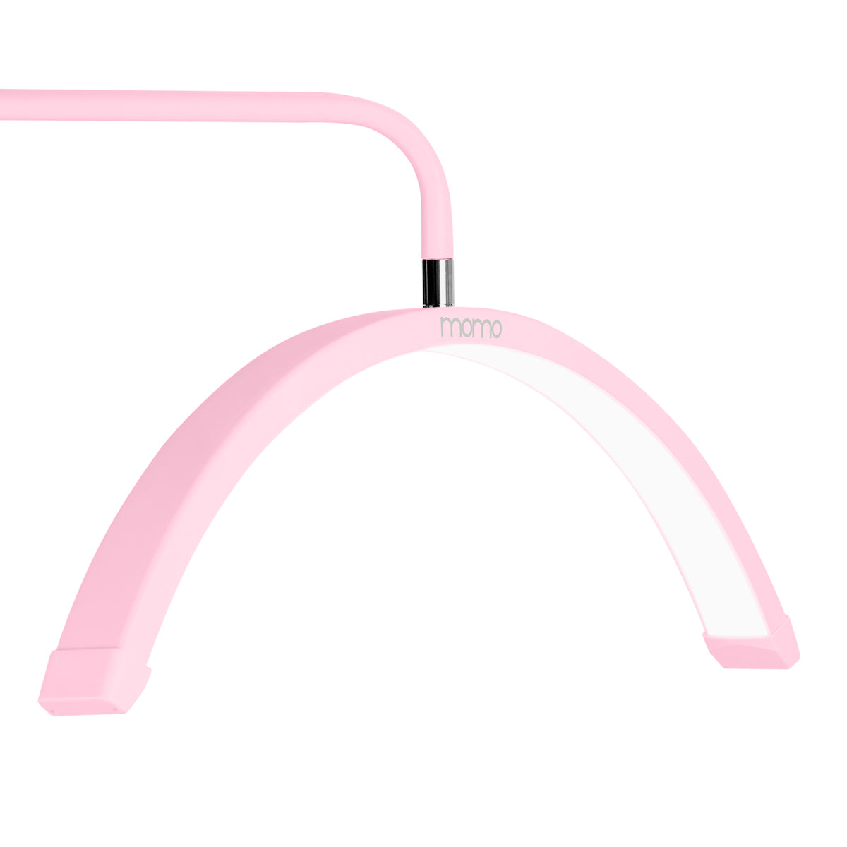 MOMO MX6 pink salon lamp with stable flat base and adjustable floor stand
