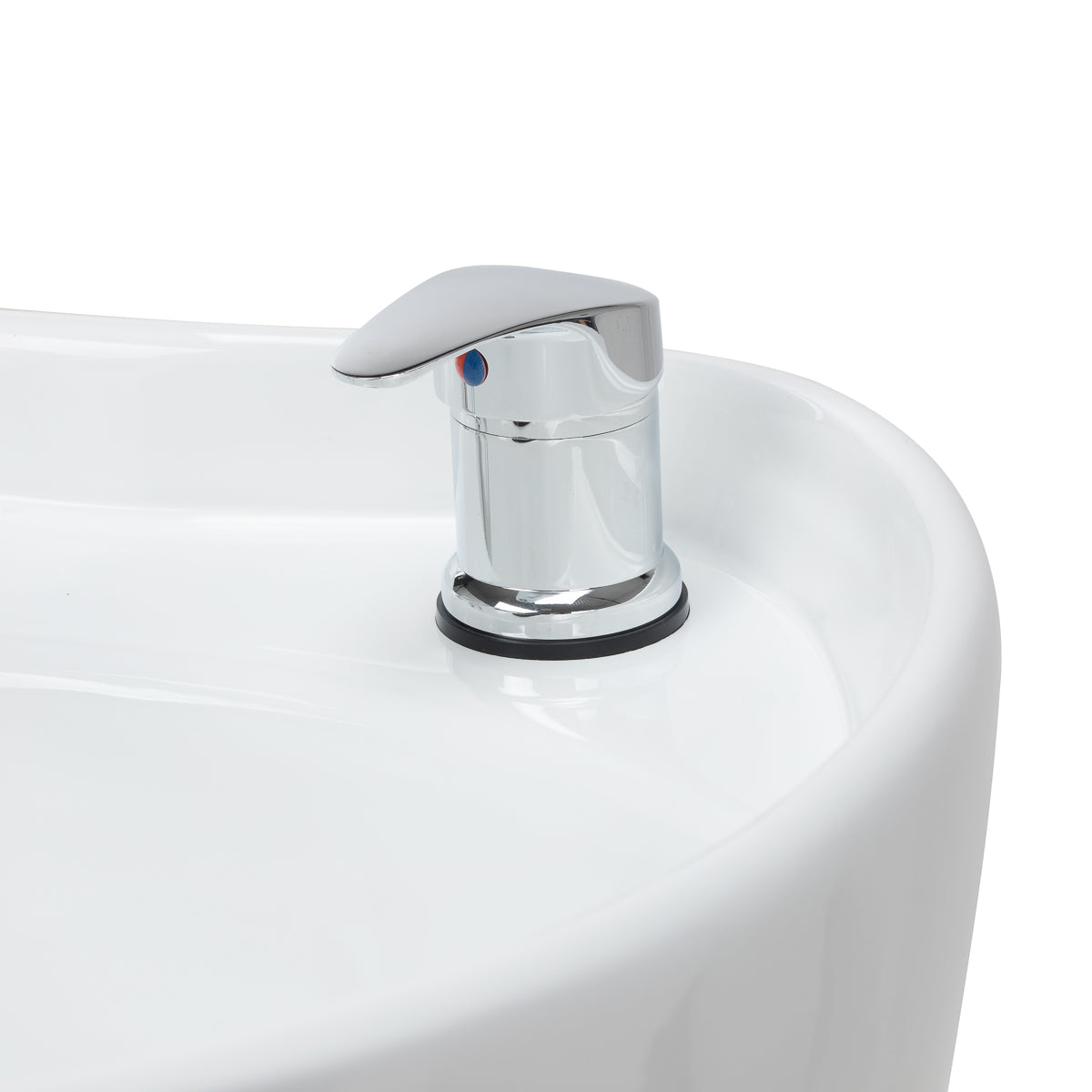 Gabbiano Ines Electric Hairdressing Wash Unit With Massage – Beige · Mixer tap