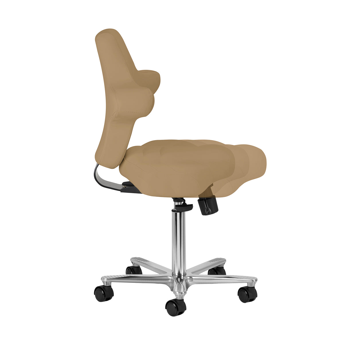Azzurro Special 152 Salon Operator Chair – Beige · Side view