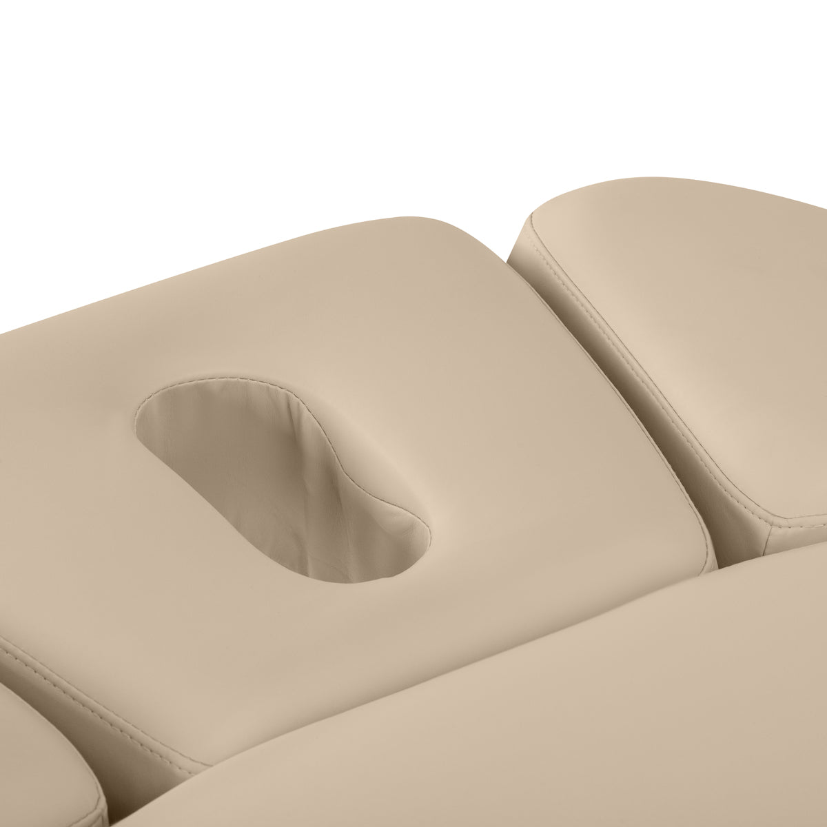 Sillon Relax Electric SPA Lounger – Beige, Black Base · Face opening