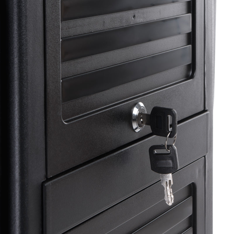 3-Pomocnik fryzjerski z żaluzją NG-ST006 Czarny-3