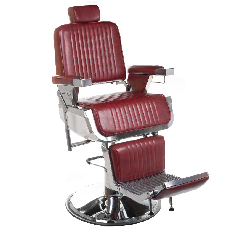 Fotel barberski LUMBER BH-31823 Burgundy - BVShop