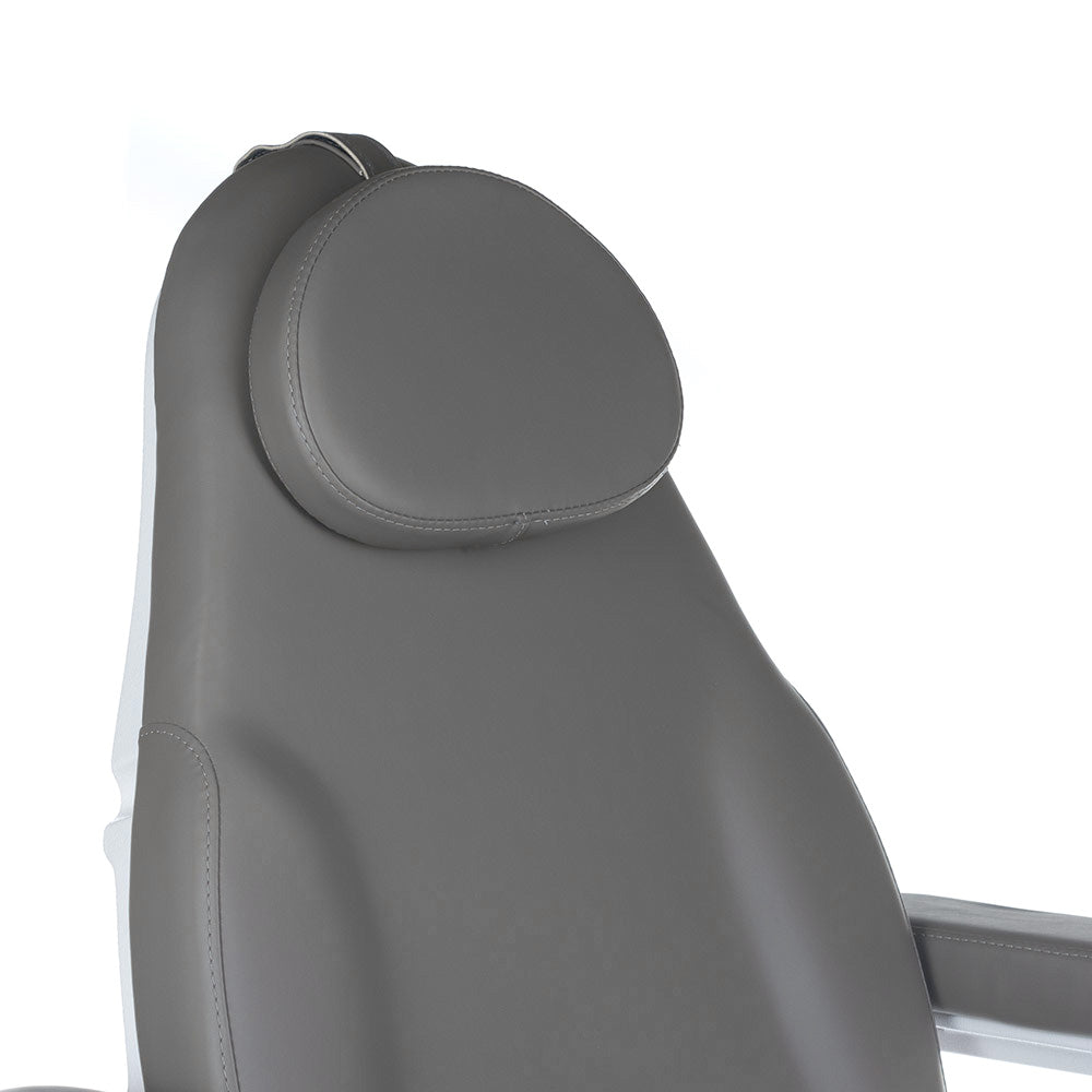 Electric cosmetic chair MODENA BD-8194 Gray by Beauty System, featuring a cushioned gray upholstery and adjustable design.