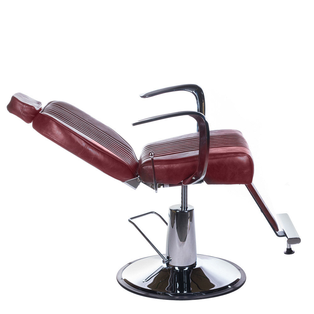 Fotel barberski OLAF BH-3273 Cherry Red - BVShop