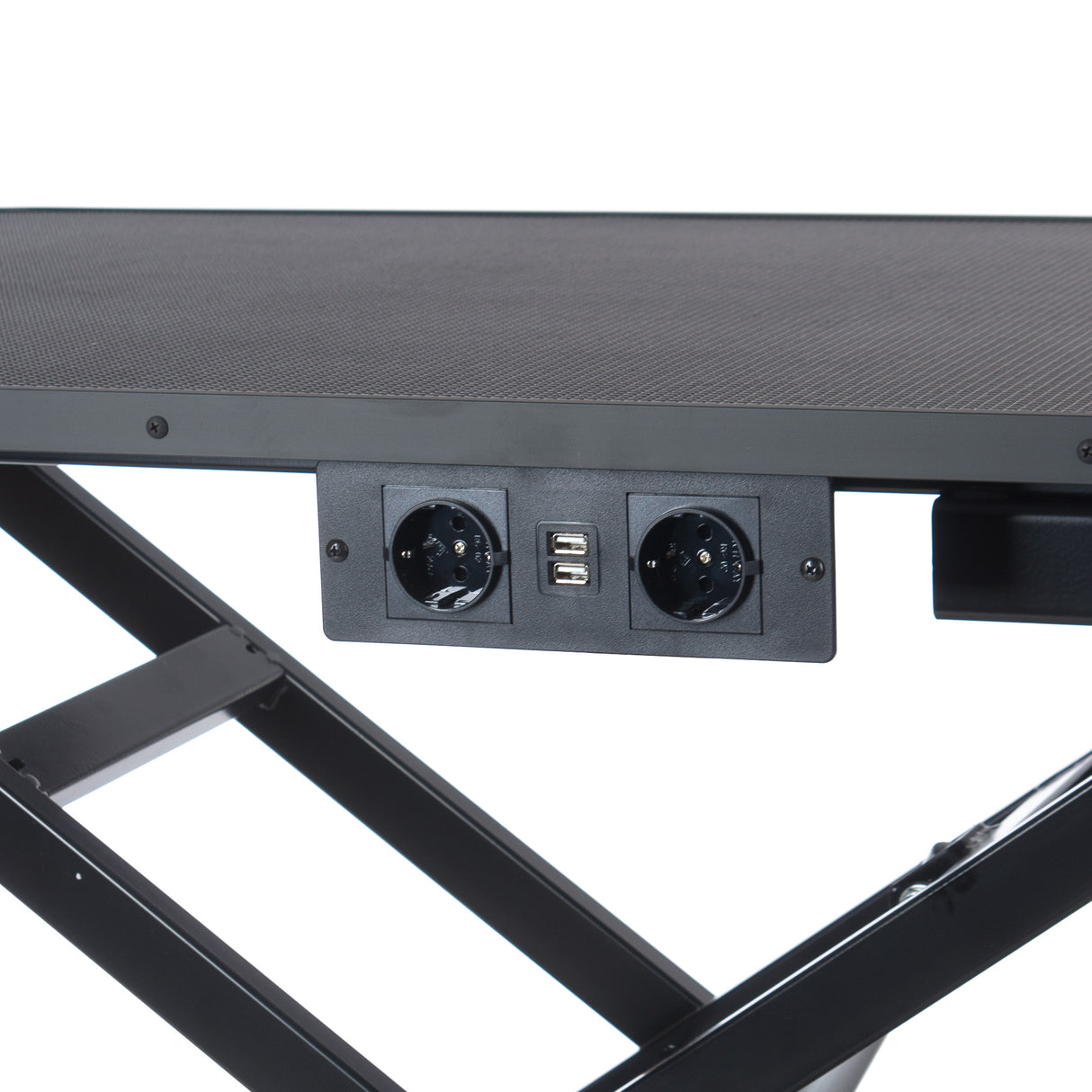 2-Stół groomerski elektryczny rozm XL BP-305 Czarny-2