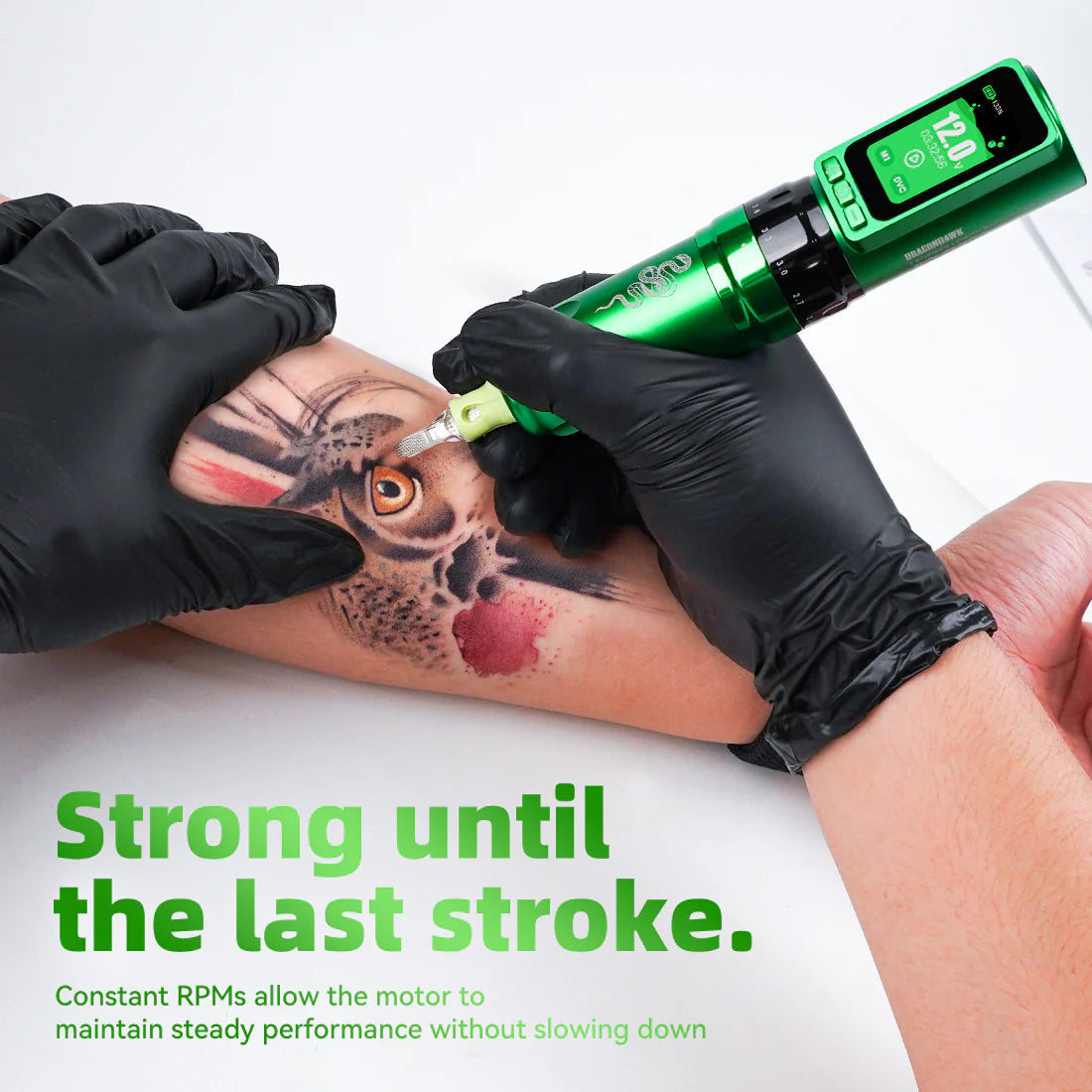 Mast Dragonhawk Fold Pro Year of Snake Edition Wireless Tattoo Machine - BVShop