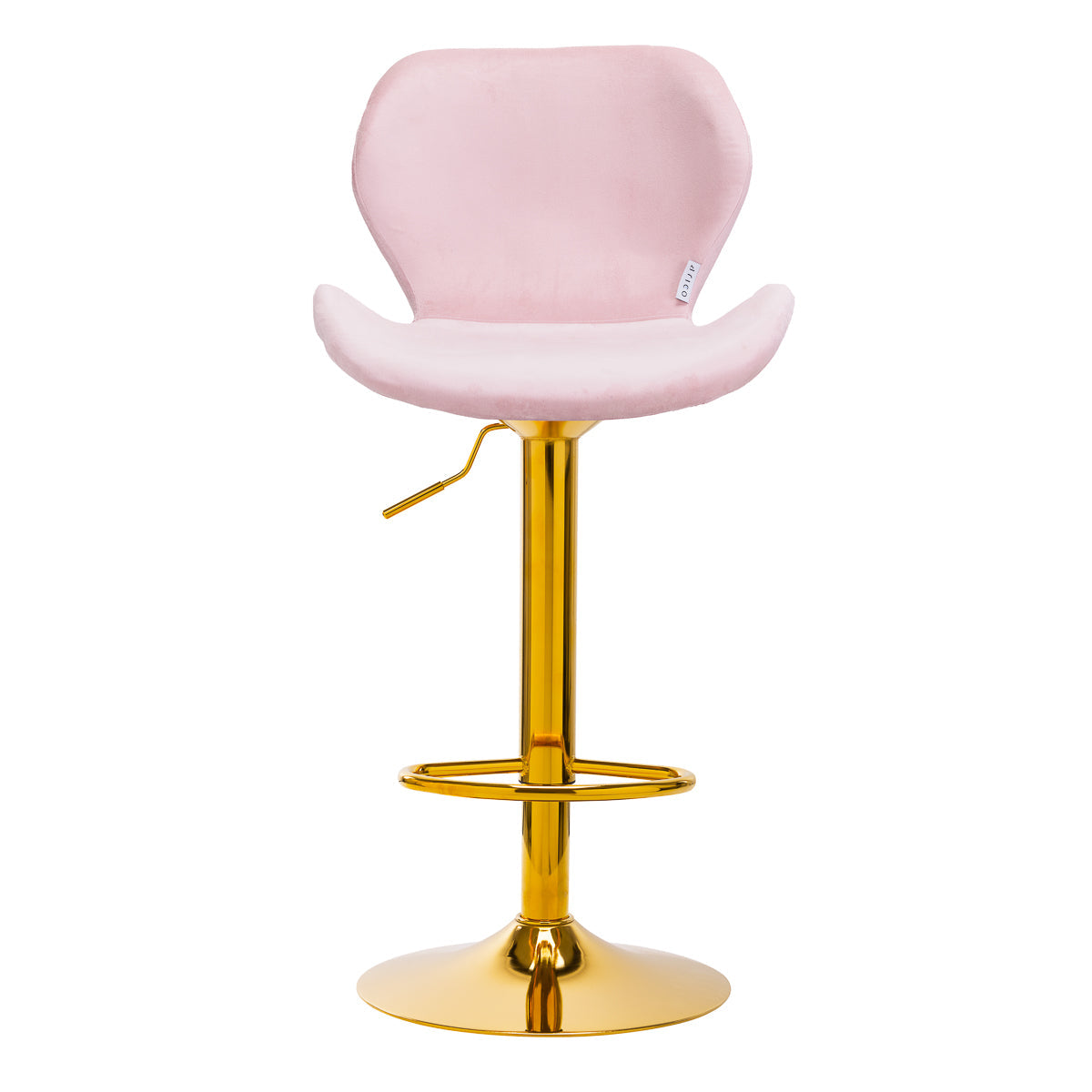 4Rico Bar Hocker QS-B15 velvet pink - BVShop