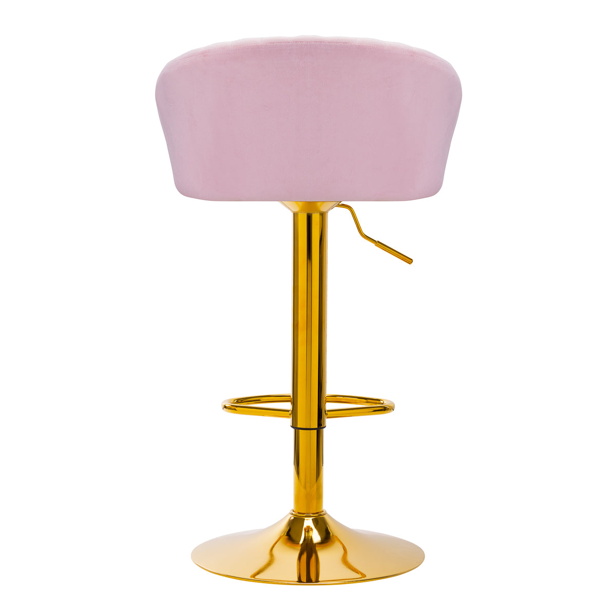 4Rico Bar Hocker QS-B16G pink velvet - BVShop