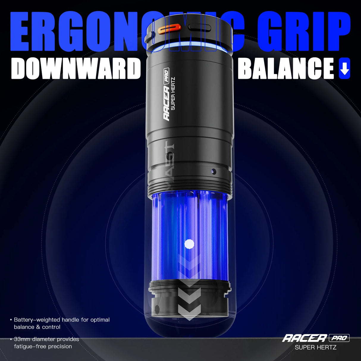 Mast Racer Pro Pink Wireless Tattoo Pen 4.2mm Stroke