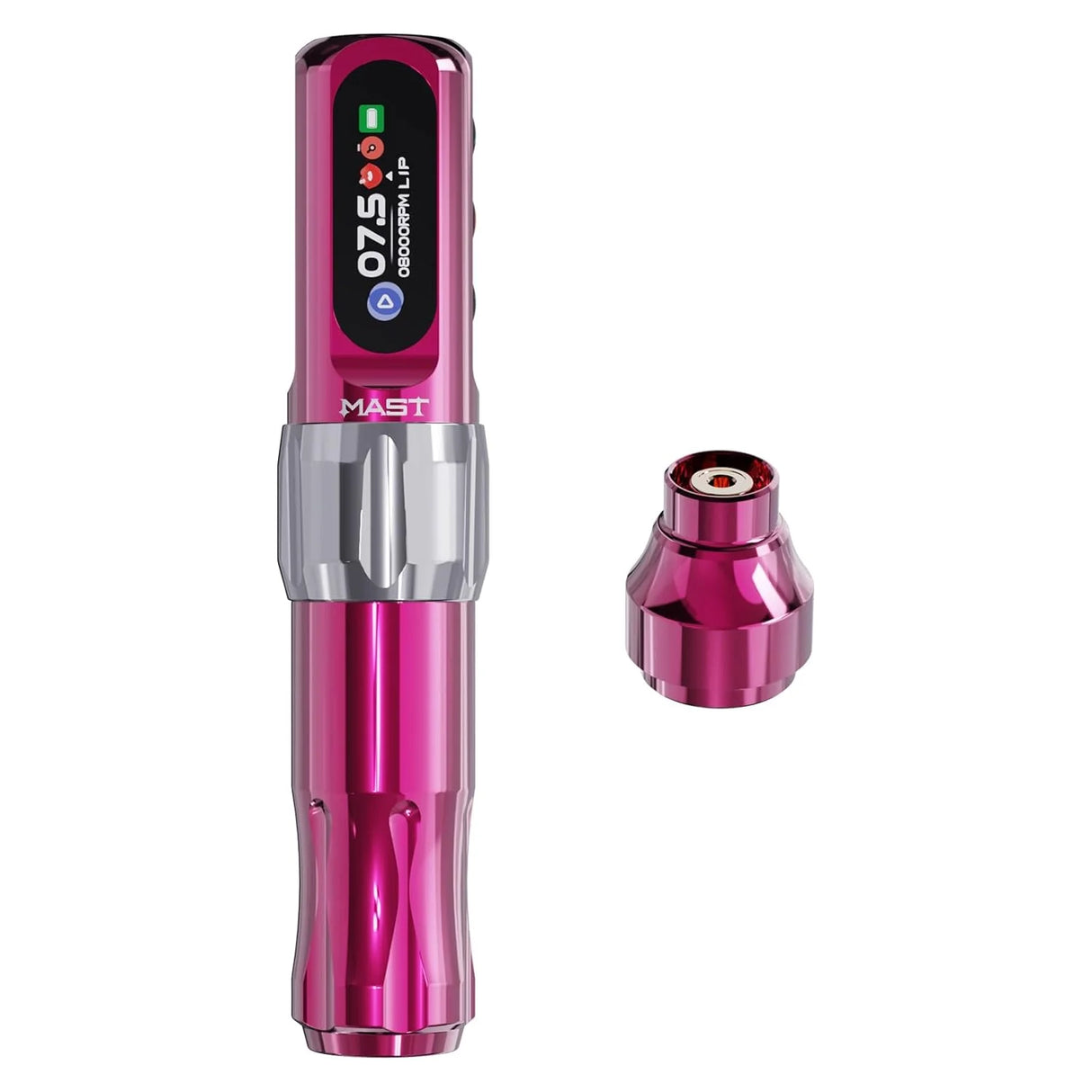 Mast Tattoo Tour 2 Pro Wireless Tattoo Machine Pen 3.5mm Stroke Pink - BVShop