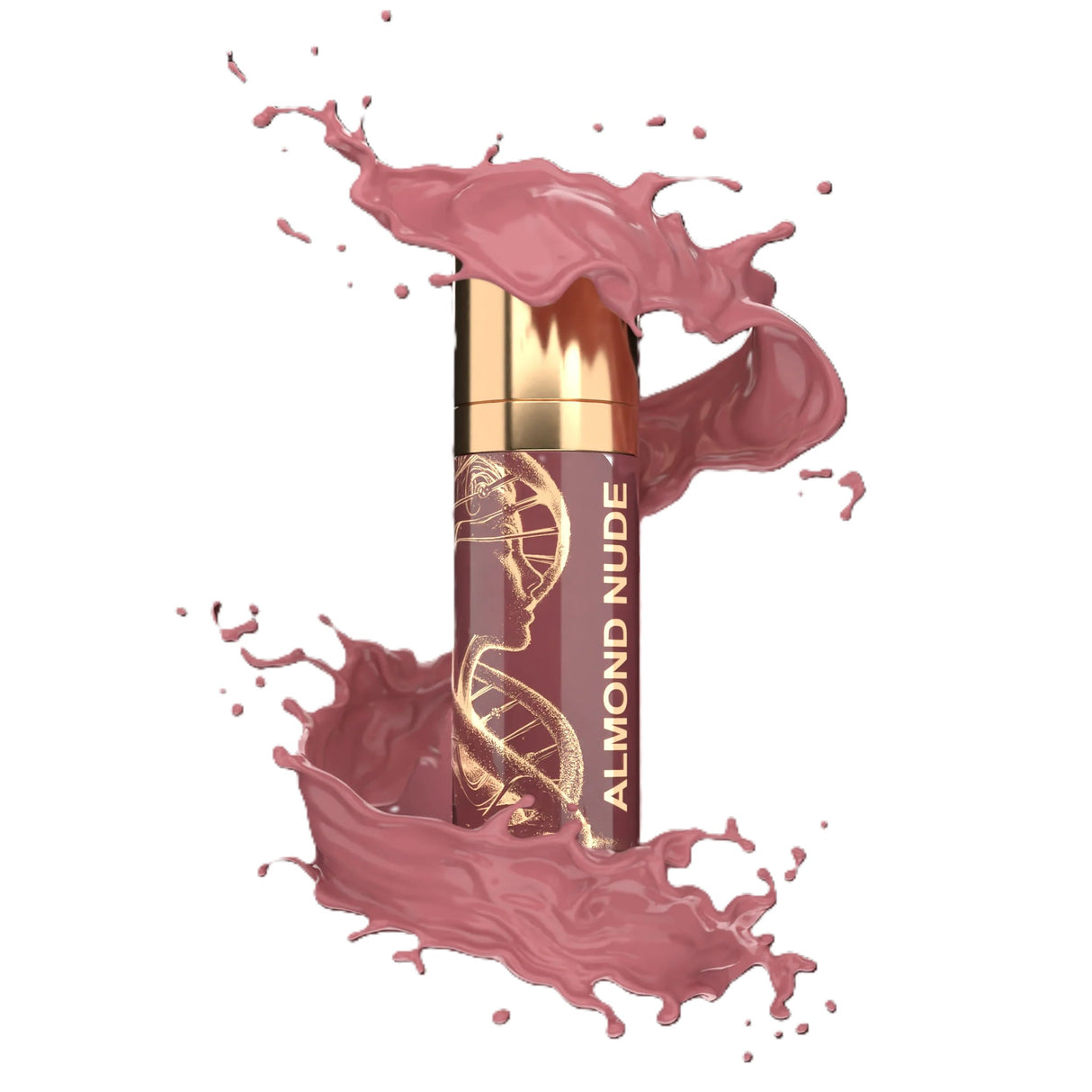 BROW DADDY × DNA Pigments Gold Collection Lips Almond Nude