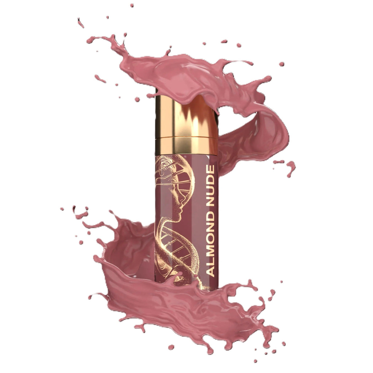 BROW DADDY × DNA Pigments Gold Collection Lips Almond Nude 15ml - BVShop