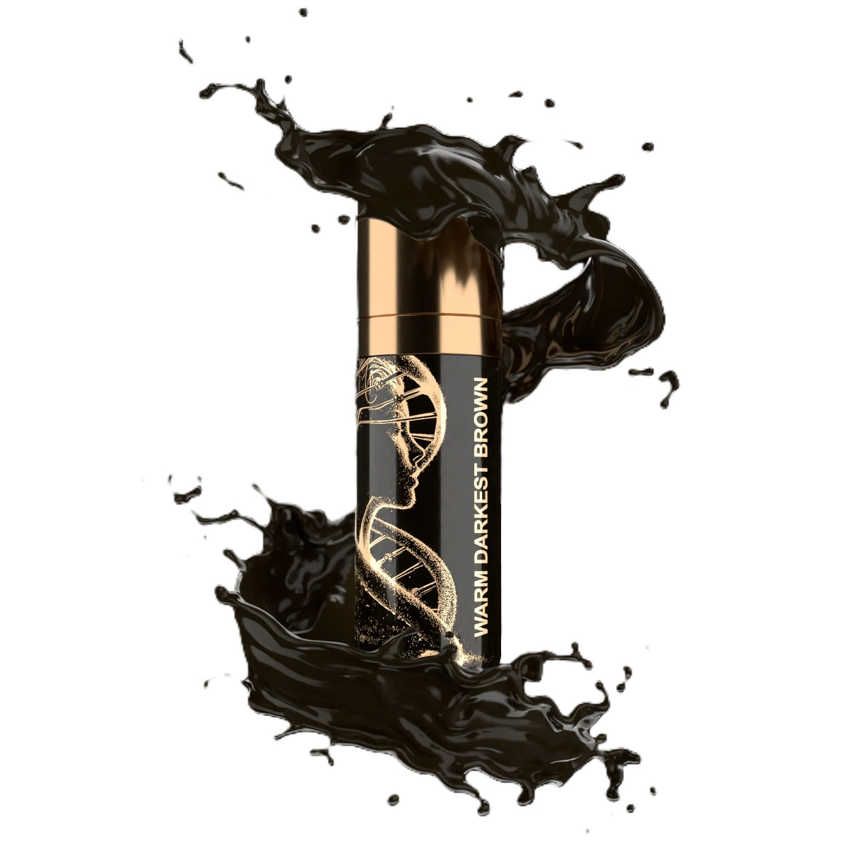 BROW DADDY × DNA Pigments Gold Collection Minerals Warm Darkest Brown 15ml - BVShop