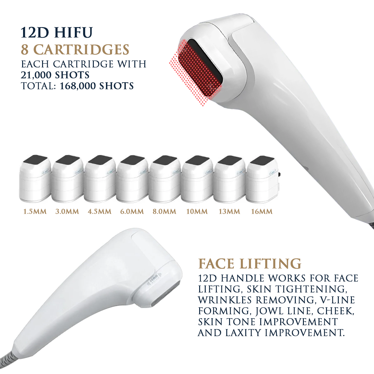 Skin Monarch 5 in 1 Multifunctional HIFU Machine