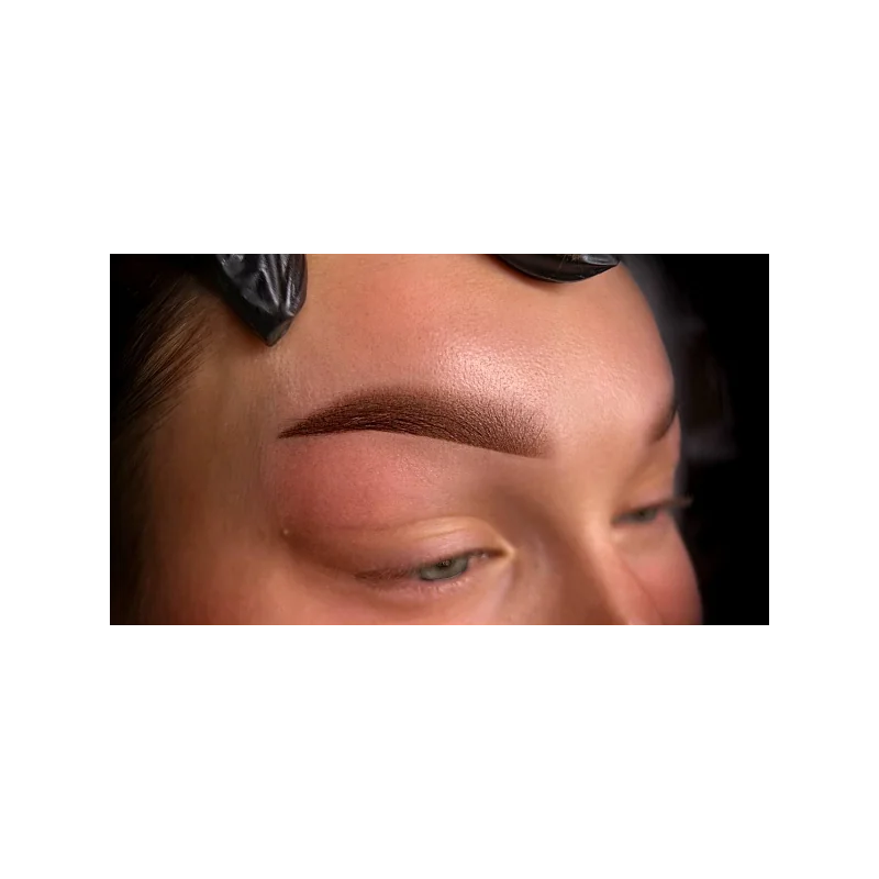 AS Company mineral eyebrow PMU pigment set with four 6ml bottles for powder and ombre brows