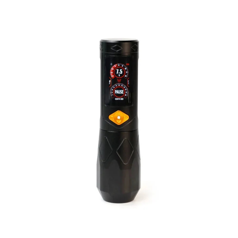 Wireless AVA Tattoo GTR machine pen kit with sleek design, featuring a compact tattoo pen and accessories for professional tattooing.
