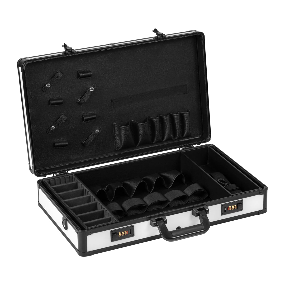 BARBER WHITE AND BLACK HAIRDRESSING SUITCASE - BVShop
