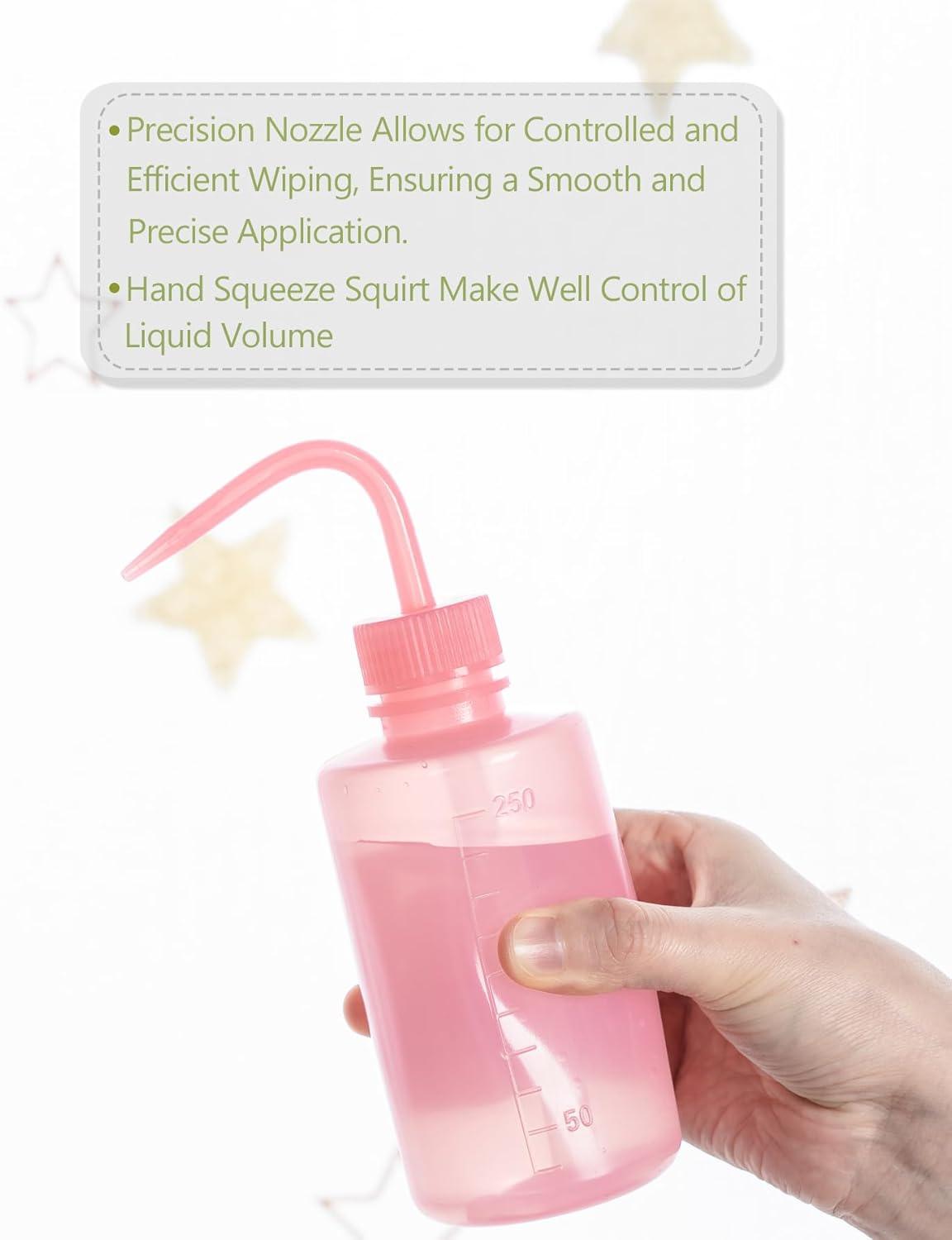 Pink Plastic Wash Bottle 250/500ml - BVShop