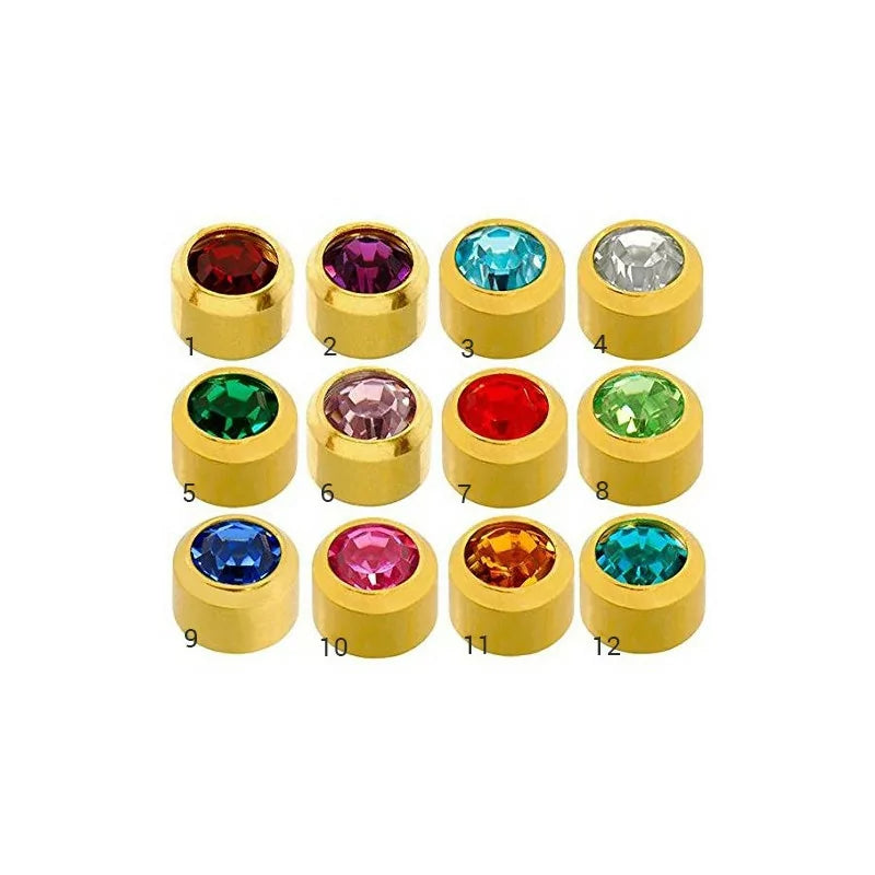 Caflon® MINI Sterile Colorful Earrings Gold Plated