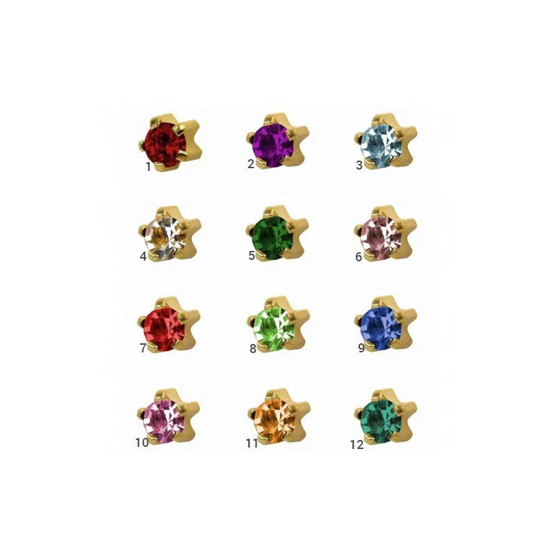 Caflon® Sterile Colorful Earring Clawset
