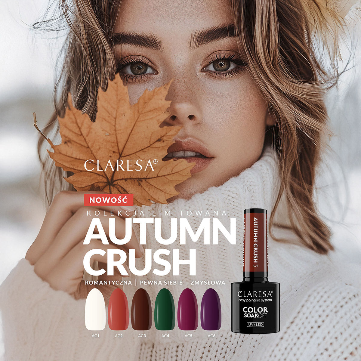 CLARESA HYBRID NAIL POLISH AUTUMN CRUSH 6 5G - BVShop