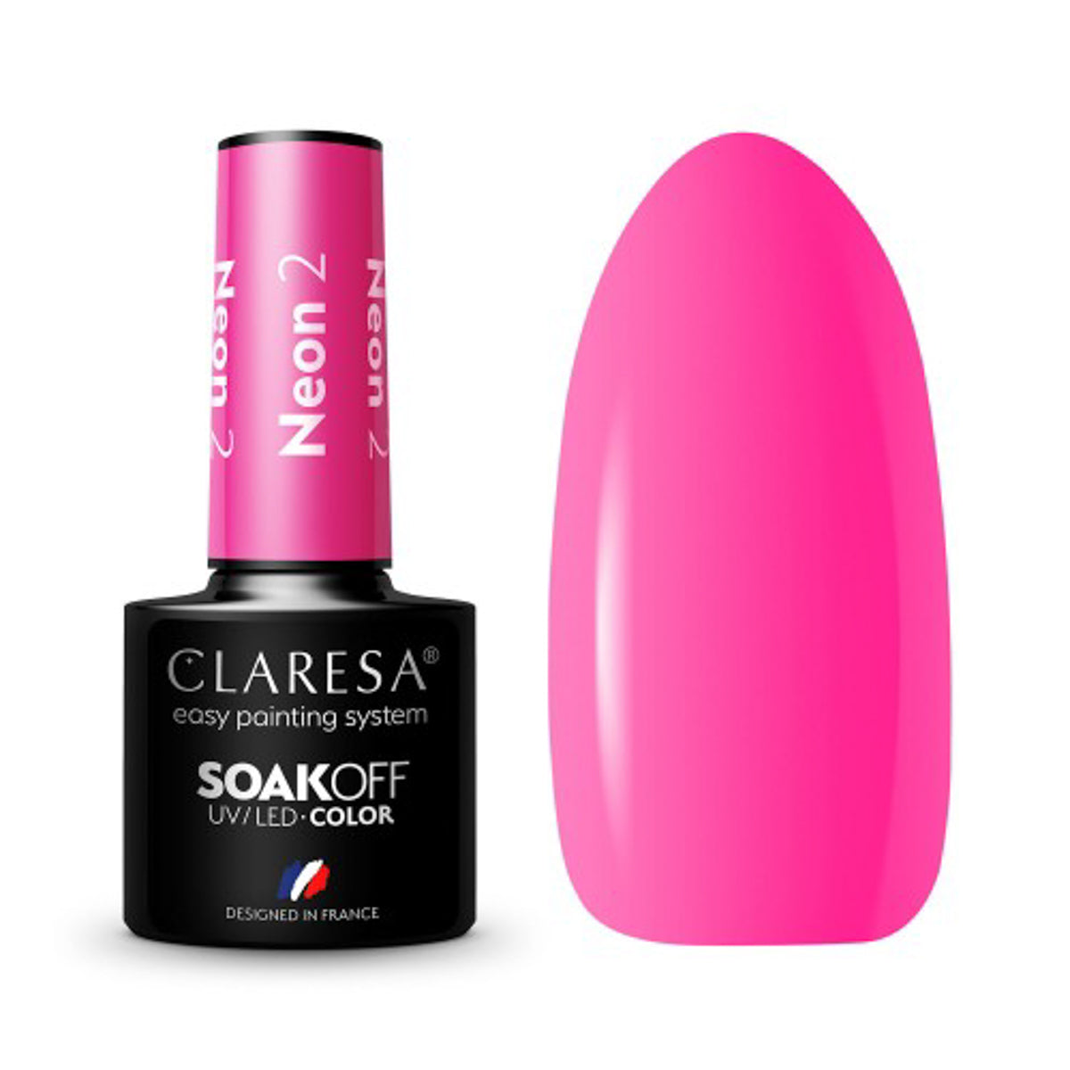 CLARESA Hybrid nail polish NEON 2 -5g - BVShop