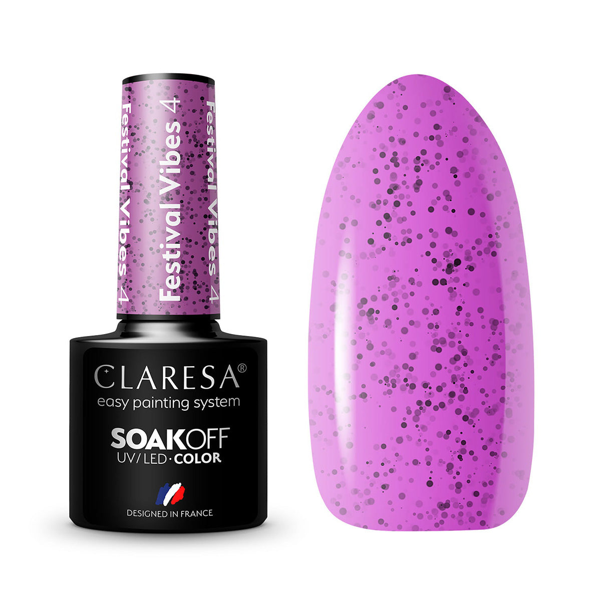 CLARESA Hybrid polish Festival Vibes 4 -5g - BVShop