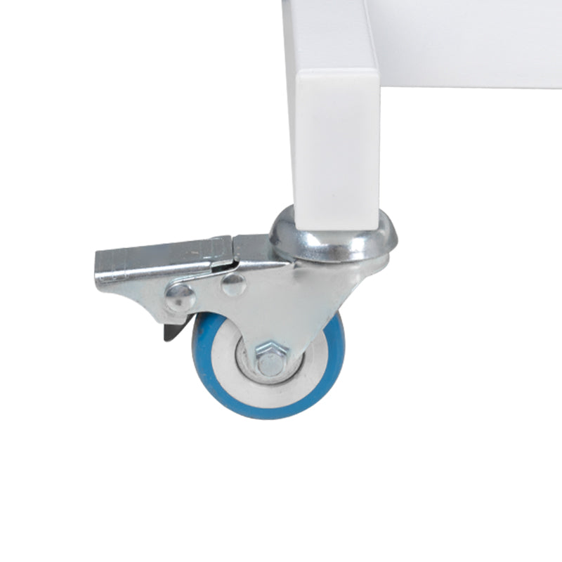 Cosmetic chair hyd. basic 210 white on wheels - BVShop