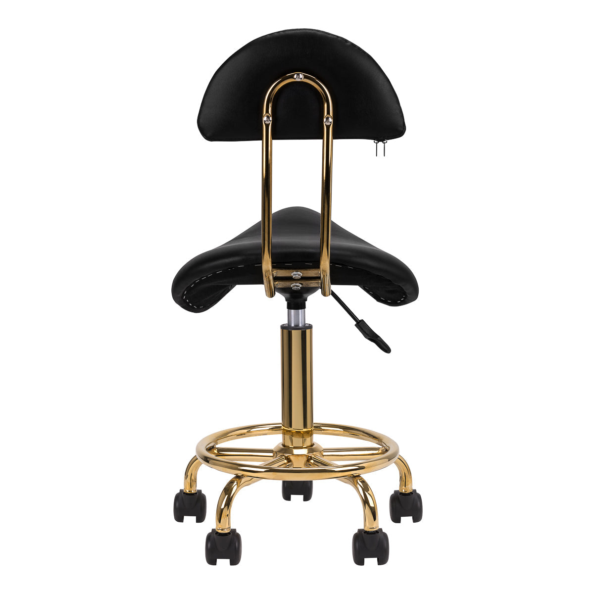 Cosmetic stool 6001-G gold black - BVShop