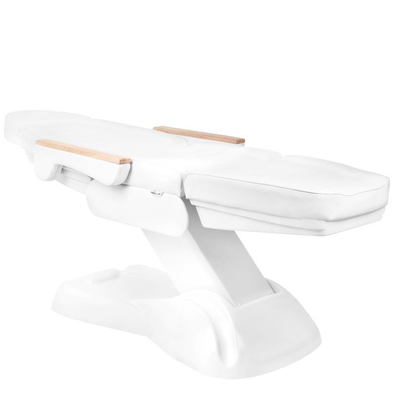 Electric cosmetic chair lux 273b + stool 304 white - BVShop