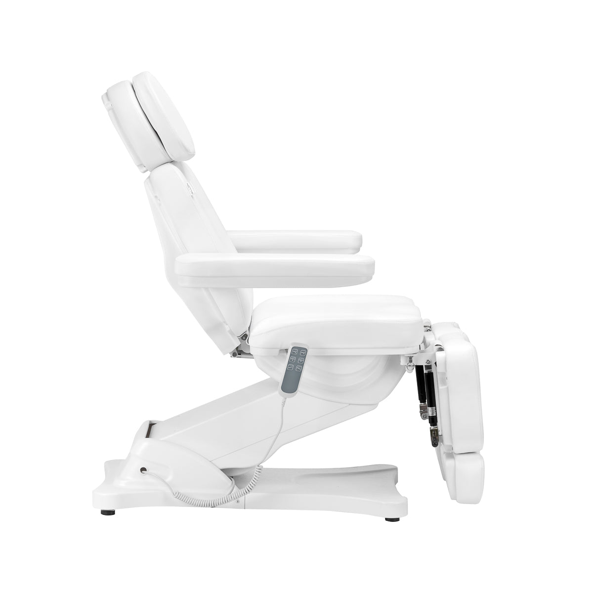 Electric cosmetic chair SILLON CLASSIC 3 motors with pedi cradle white - BVShop