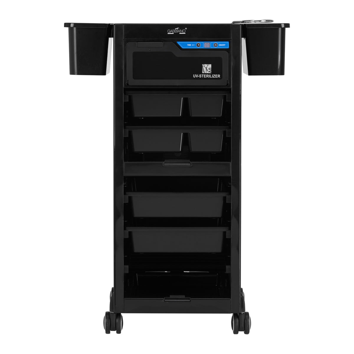 Gabbiano hairdresser's helper with UV sterilizer 68UV black - BVShop