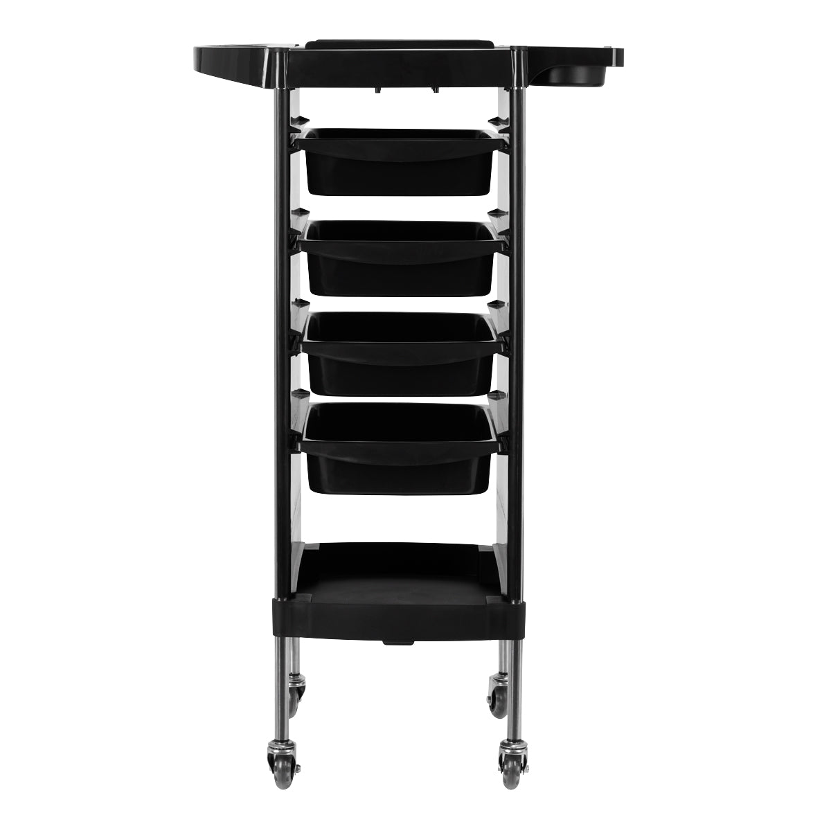 GABBIANO HAIRDRESSER TROLLEY X11-9 BLACK GRAPHICS - BVShop