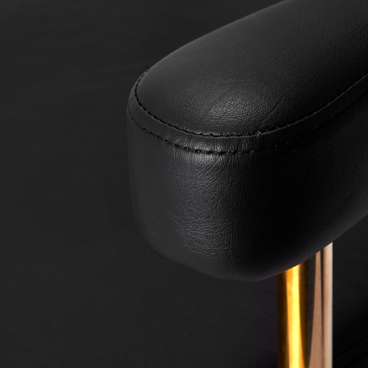 Gabbiano hairdressing chair Granda gold black - BVShop