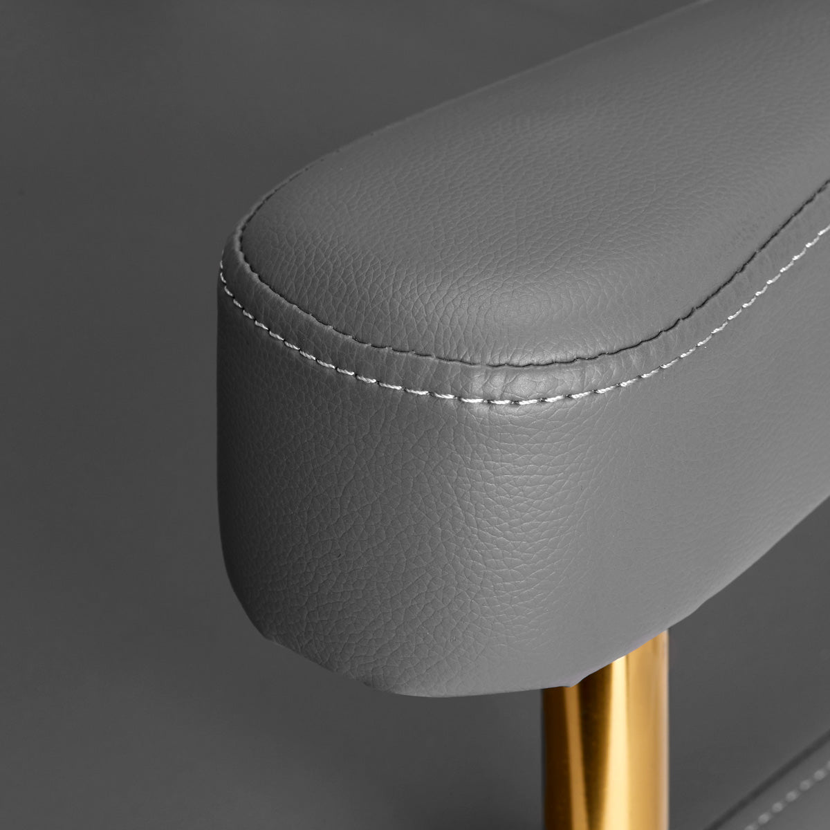 Gabbiano hairdressing chair Granda gold grey - BVShop