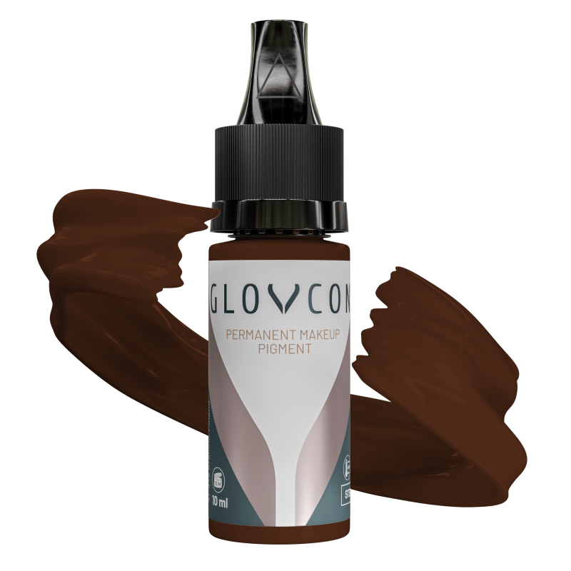 GLOVCON Brunette Brown eyebrow PMU pigment 10ml bottle