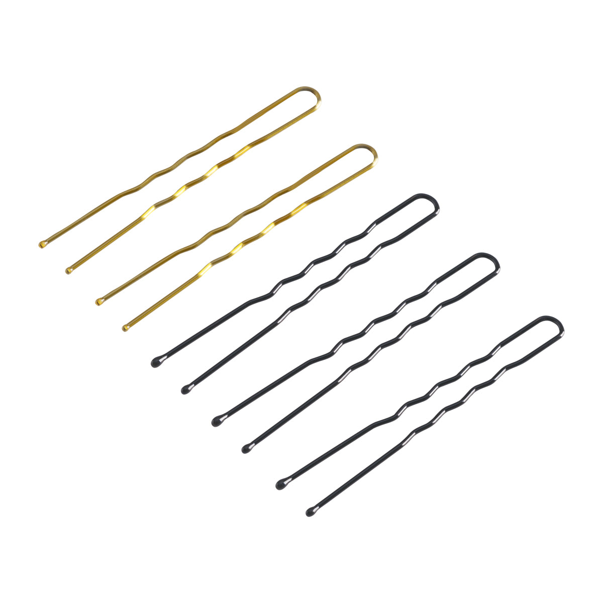 HAIRDRESSING BUNS FOR HAIR E-56 200 PCS. MIX - BVShop