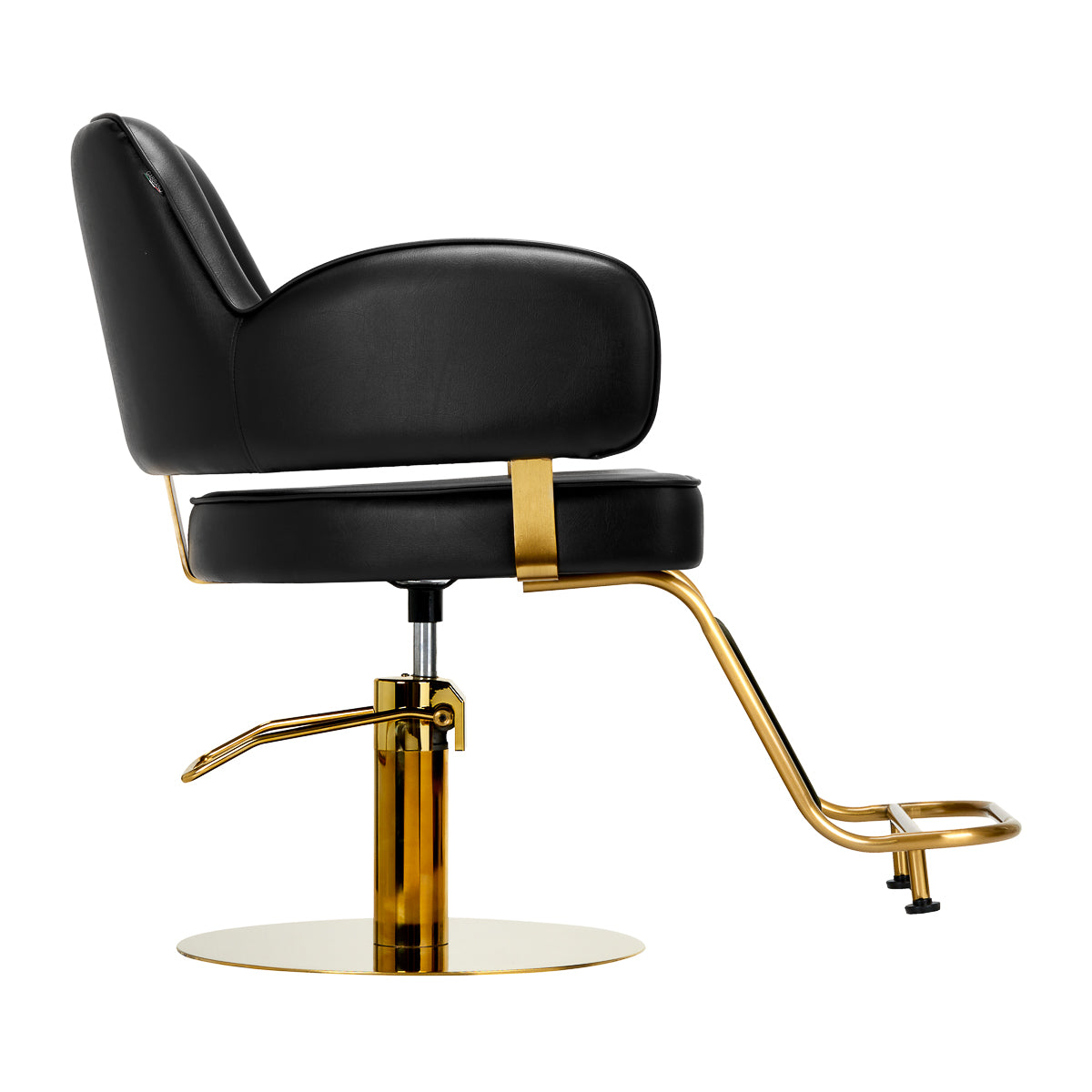 Hairdressing chair Gabbiano Linz NQ Gold Black - BVShop