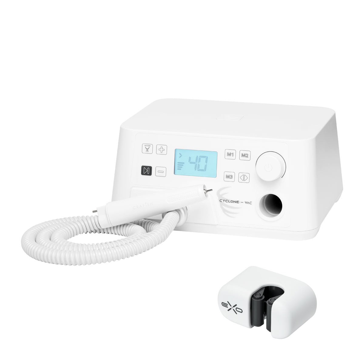 KIT: Saeyang Marathon Cyclone-Vac podiatry nail drill machine with absorber + Mini 969 storage unit - BVShop