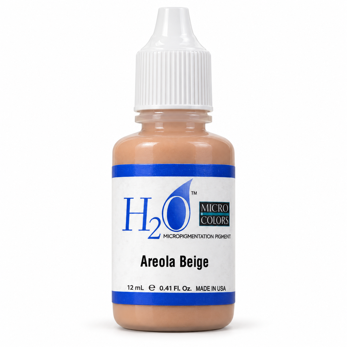 Li Pigments Micro Colors H2O Areola Beige Practice Pigment 12ml — bottle on white background with soft shadow