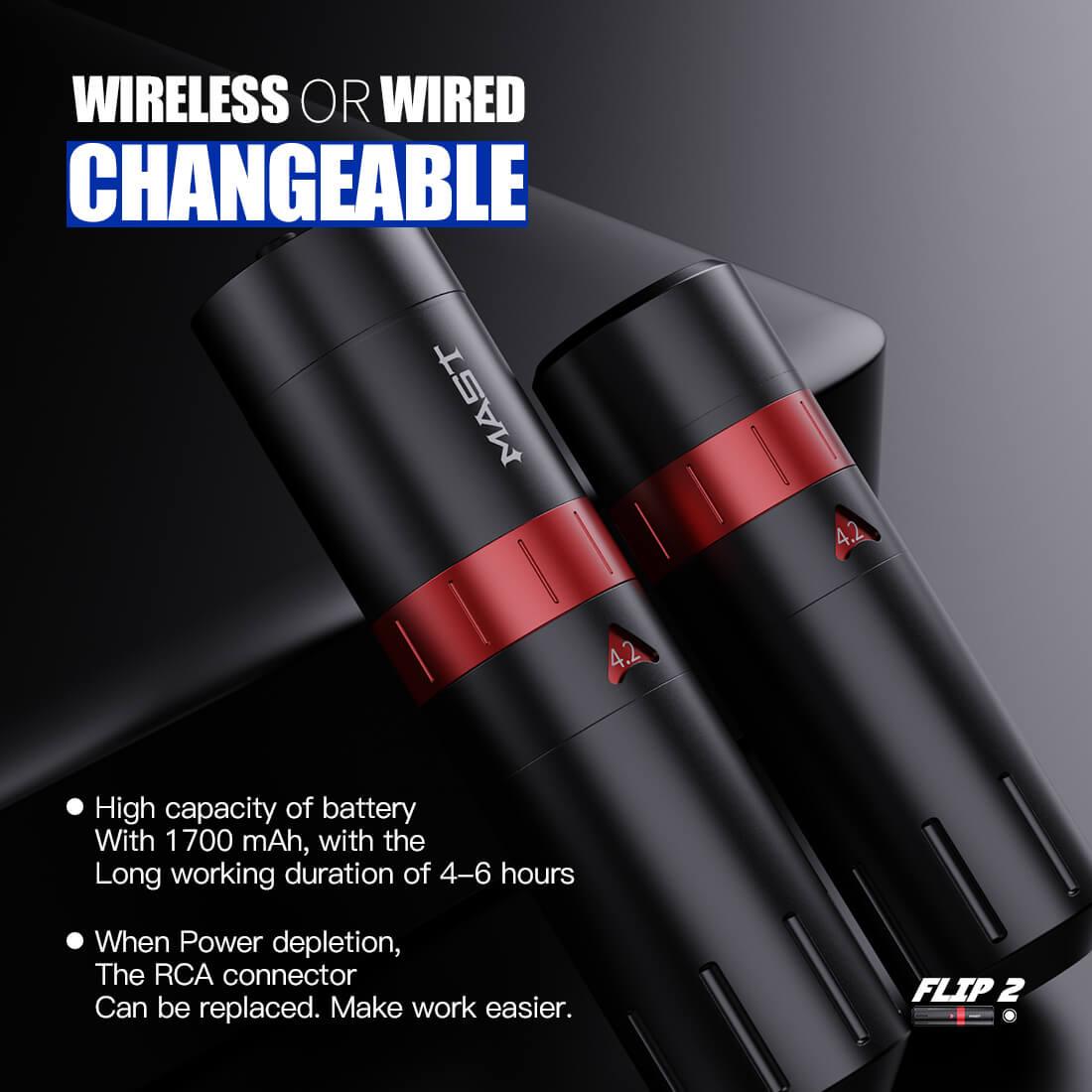 Mast Flip 2 Wireless Tattoo Pen - BVShop