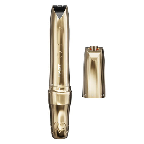 Mast P60 Gold PMU And Tattoo Wireless Machine Pen Stroke 2.2-3.2mm - BVShop