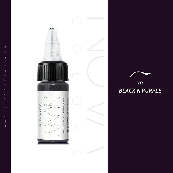 Nuva Colors Eyeliner Pigments 10 BLACK N PURPLE 15ml - BVShop